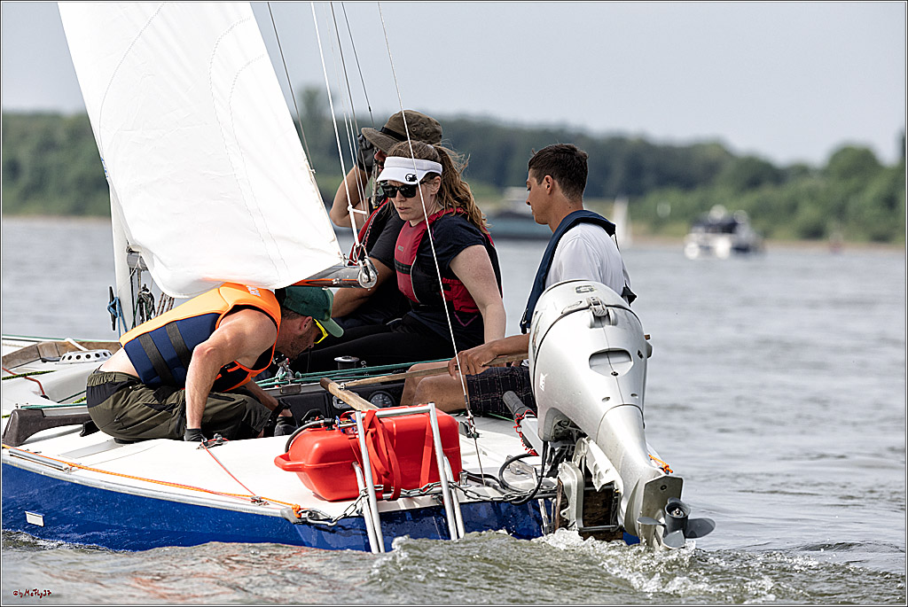 100 Jahre Rheinwoche 2022 - 2. Wettfahrt  Hitdorf - Duesseldorf, 03.06.2022,